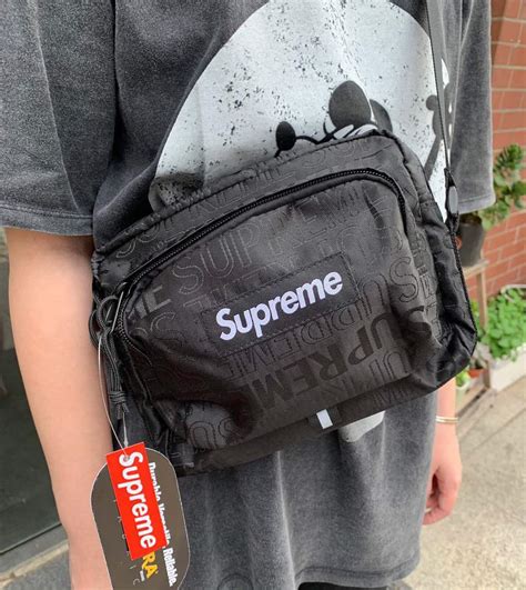 real vs fake supreme waist bag|is your supreme bag real.